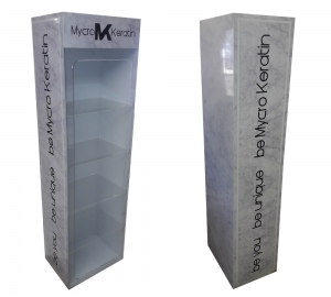 Custom fabricated display cabinet