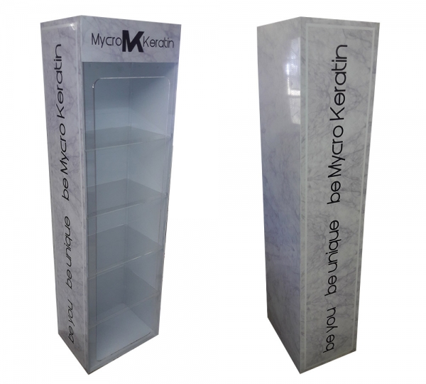 Custom fabricated display cabinet