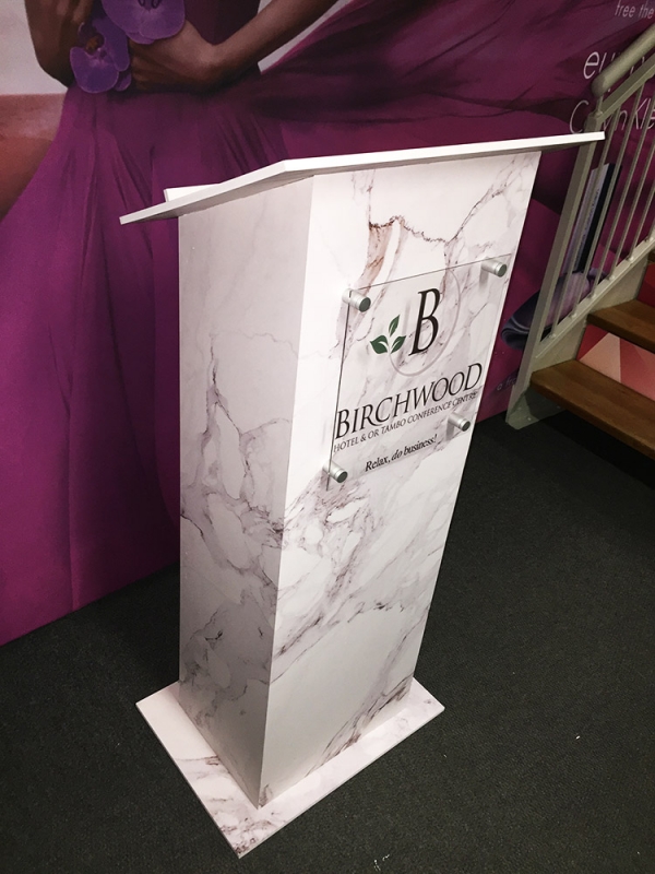 Marble Finish Podium