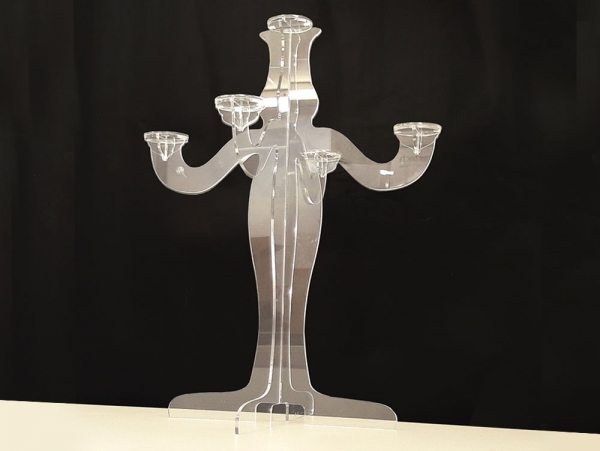 Acrylic / Perspex Candle Holder
