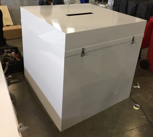 Acrylic perspex ballot box