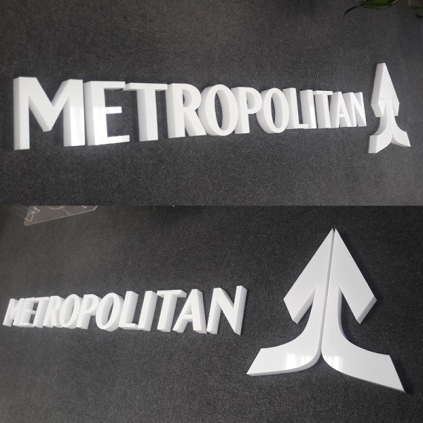 Company Name in 3D Channel Letters