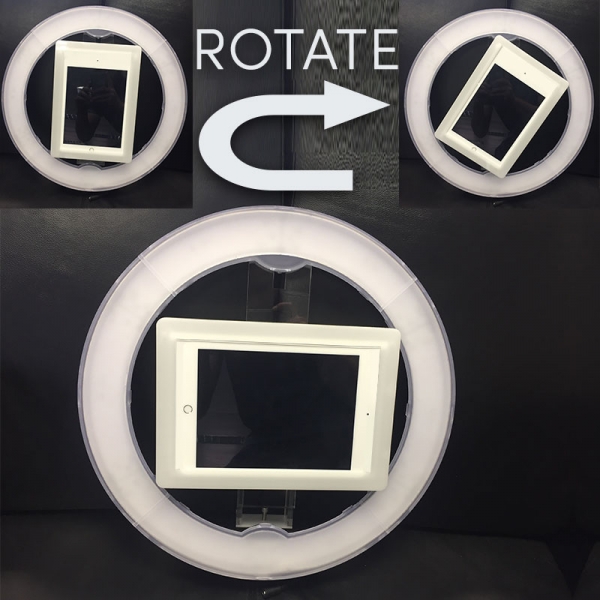 Custom Ring Light - with Rotating Selfie Frame